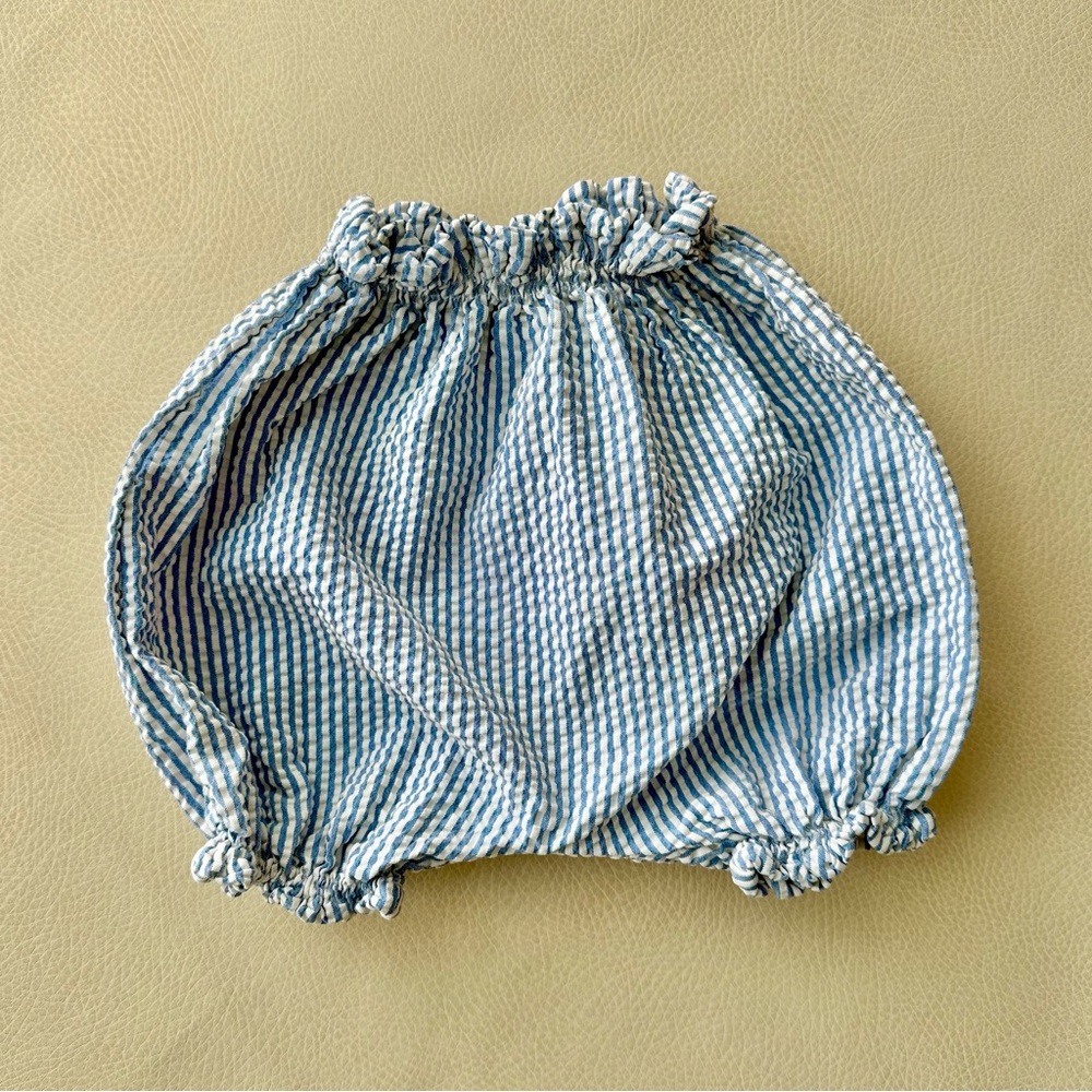 Makie Baby Seersucker Cotton Bloomers 6m